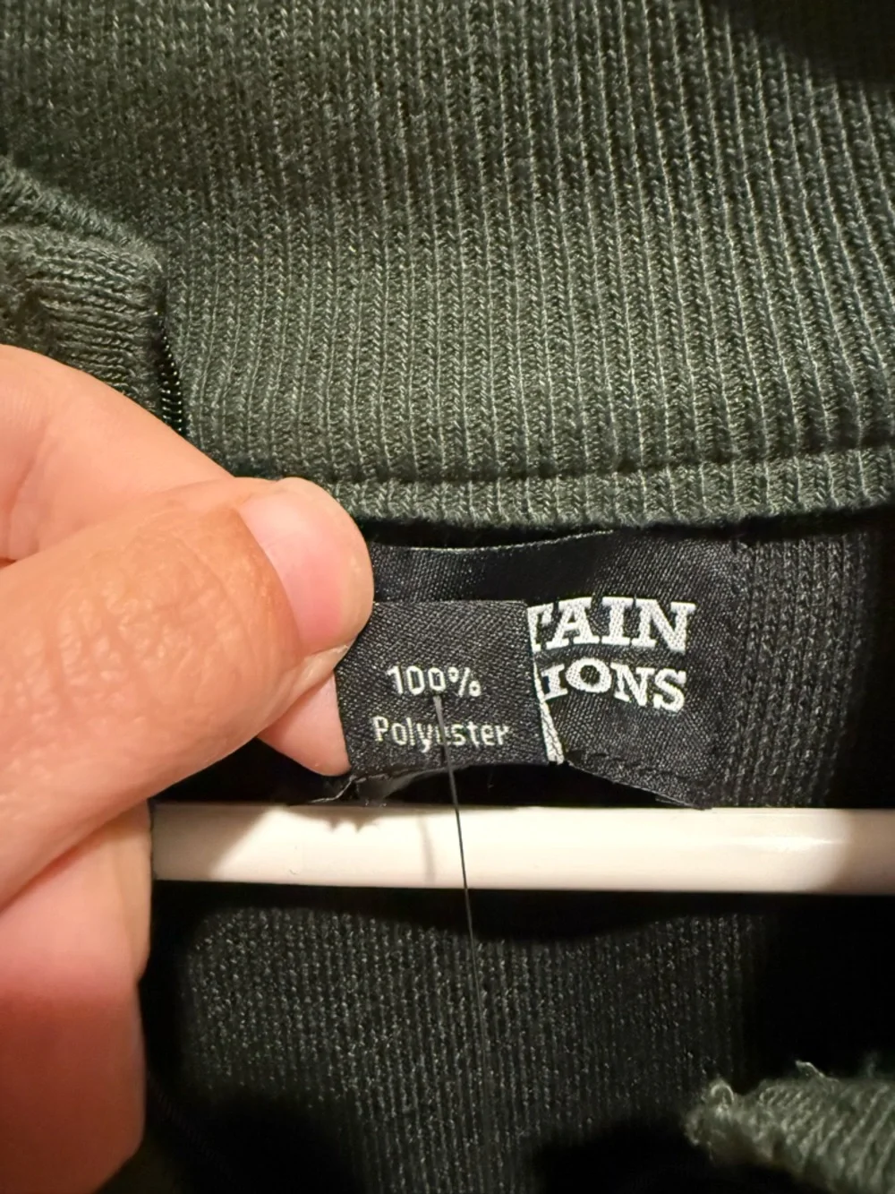 Mountain Expeditions Men's Forest Green Half-Zip Sweater NWT Size L